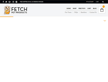 Tablet Screenshot of fetchpetproducts.com